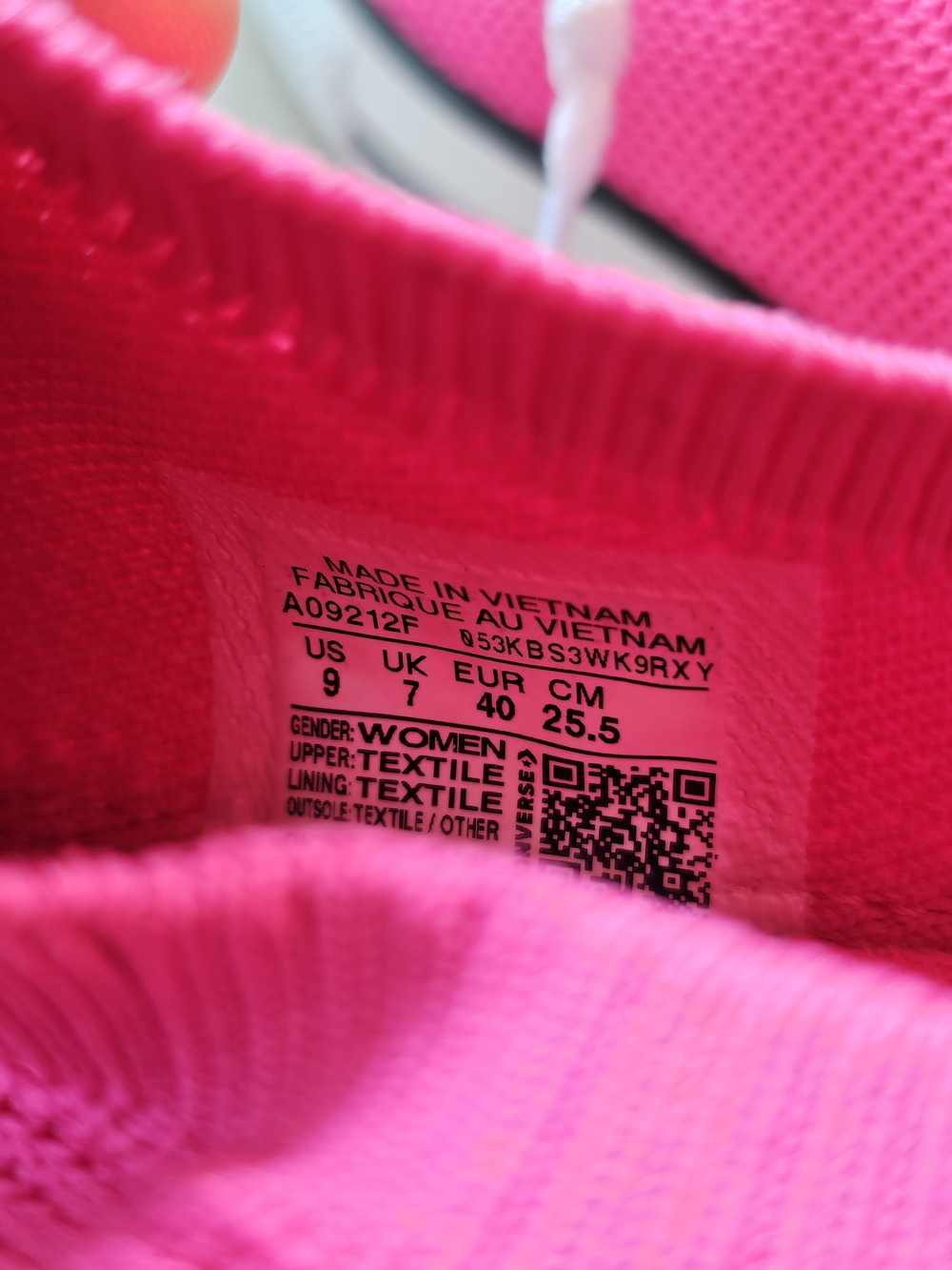 Converse Womens Low Top Slip On Sneakers - Hot Pink - Picture 5 of 6